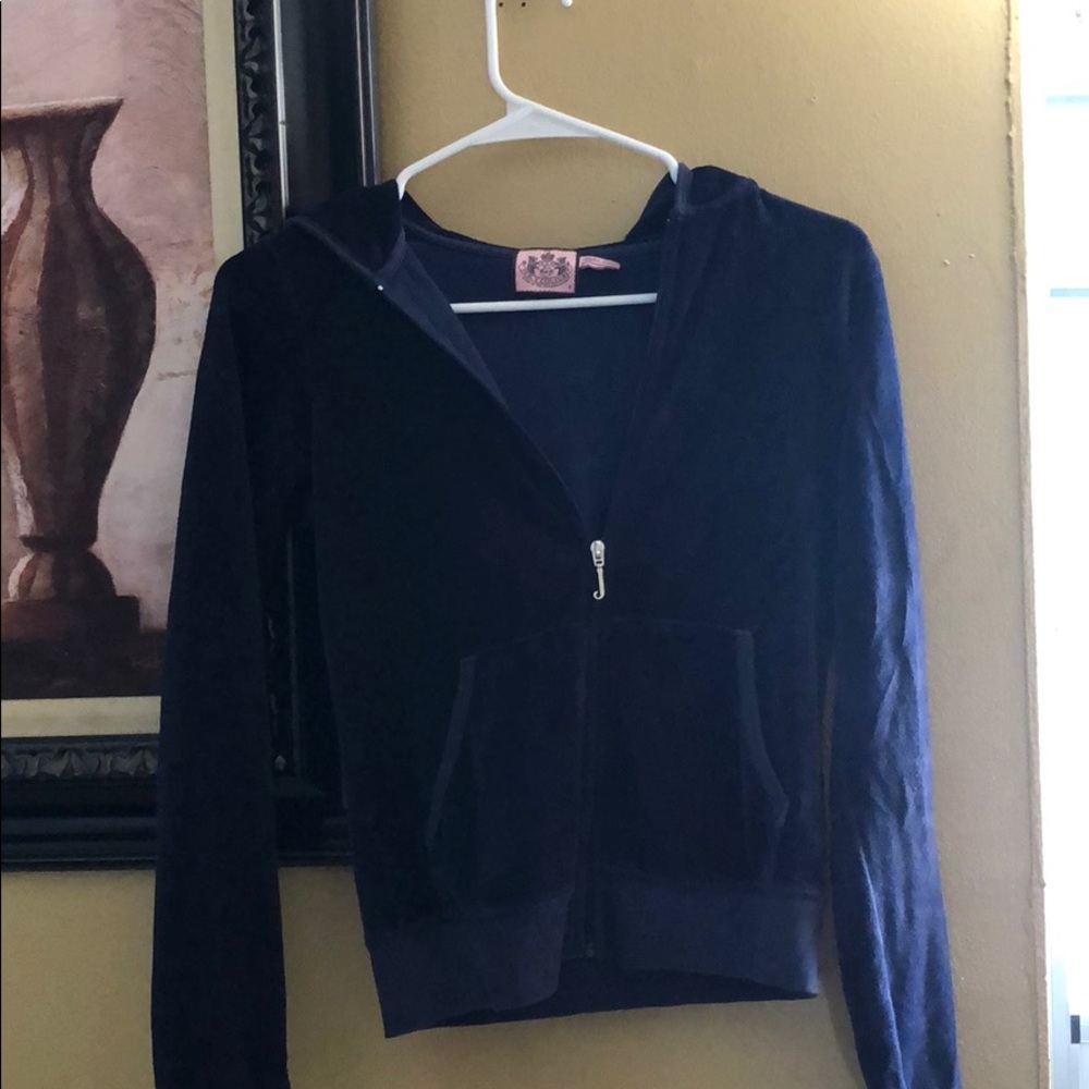 Juicy couture velvet zip up